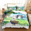 Frieren Beyond Journey'S End Bettwäsche Set Einzelbett Twin Full Queen King Size Bettset Erwachsener Kind Schlafzimmer Bettdeckenbezug Sets Anime Bett