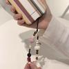 Women Girls Cellphone Pendant Mobilephone Hanging Cord Elegant Turquoise Beaded Telephone Strap Jewelry Fashion Accessory