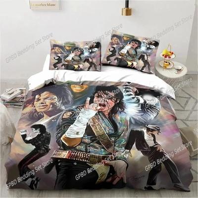 3D Printing Michael Jackson Bedding Set Bedroom Soft Modern Bedspreads Comefortable Kids Duvet Cover Quilt Cover And Pillowcase