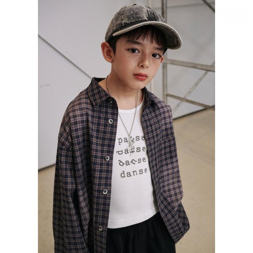 Bluetail Brown Check Shirt Aaa1bl02bn