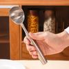 1PC Ice Cream Spoon Stainless Steel Summer Ice Cream Dessert Spoon Long Handle Fruit Tableware Household Goods