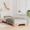 Bed Frame Brown 80 x 210 cm Solid Pine Wood