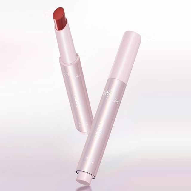 

NOVO - Luminous Mirror Solid Lip Gloss - 6 Colors 06# Peach Pink - 2g