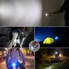 Mini USB Rechargeable LED Flashlight Super Bright Outdoor Waterproof Lighting Small White Flash Light Riding Camping Hunting