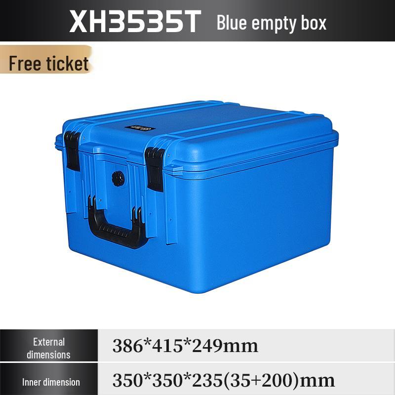Xihua IP67 Waterproof ROHS Certified Thickened Plastic Toolbox - 35x35 Square Moisture-Proof Instrument Case