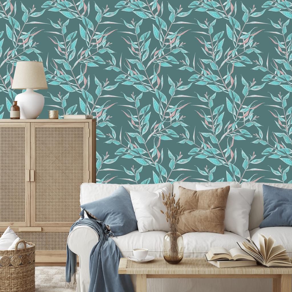 Colorful Leaves Wallpaper for Living Room and Bedroom 50x1000
