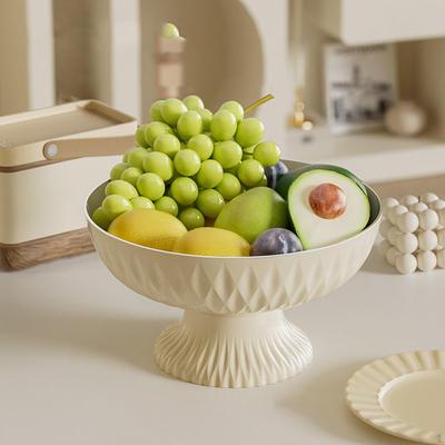 Decorative Bowl On Pedestal, Dessert Stand, Dish Holder, Snacks, Fruit Basket, for Dining Room,
