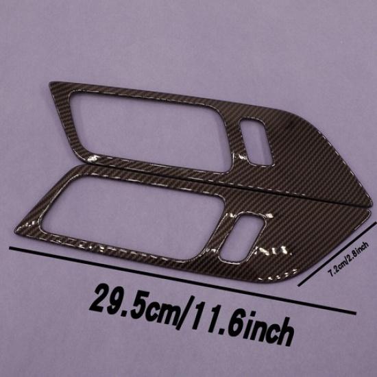 Innere Türgriffabdeckung Aufkleber Zierleiste Kohlefaser Für Ford Mustang 2015-2018