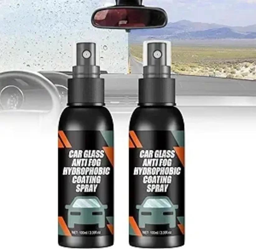 Car Windshield Spray Repellent Antifogging Agent Car Glass Anti-Fog Rainproof Agent Car Windscreen Cleaner for Auto Cleaning