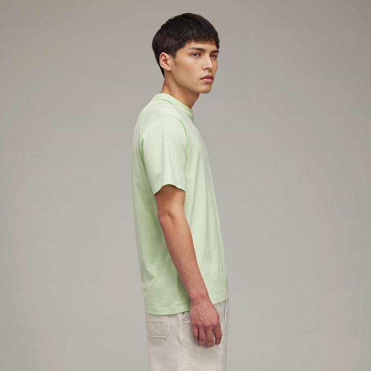 Y-3 Classic Logo Tee Green Glow Men Tops HG6232