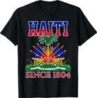 Happy Haitian Flag Day Outfit Proud Haiti T-Shirt M