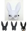 Black Rabbit Mask For Adults With Pvc Material Perfect For Halloween Cosplay And Costume Parties