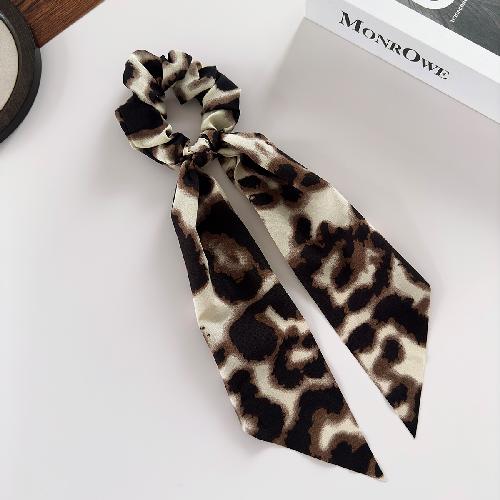 

Leopard Print Bow Ribbon Large Scrunchies High Elastic Hair Ties for Women Ponytail Holder Hot Selling Daily