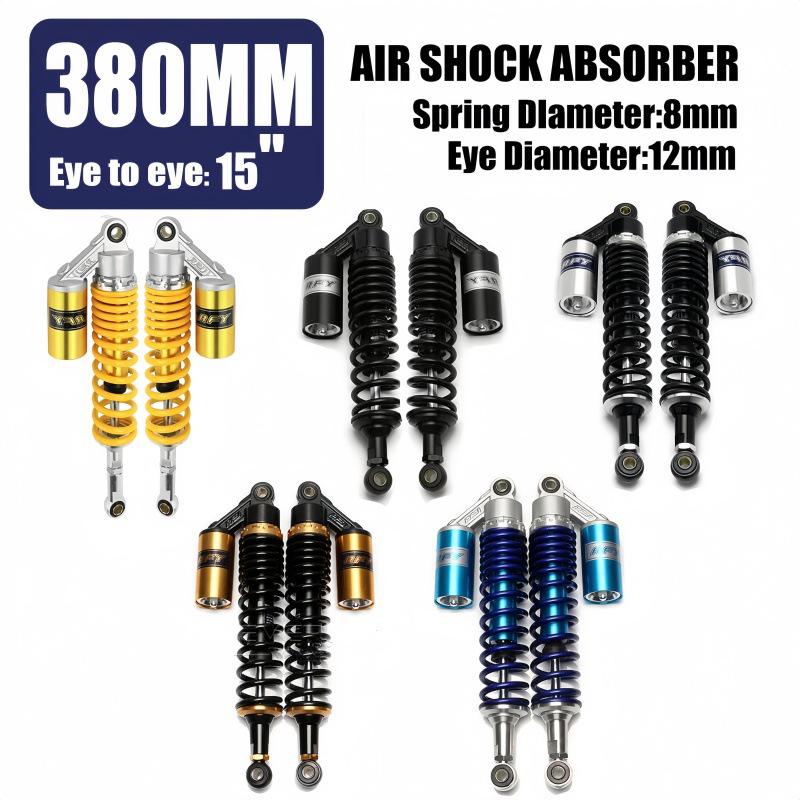 RFY380 Shock Absorber Mod for Banshee YFZ350 Off-road ATV - High-Performance Golden GK Shock Absorber Banshee YFZ350 - Black + Silver + Black Fork Set