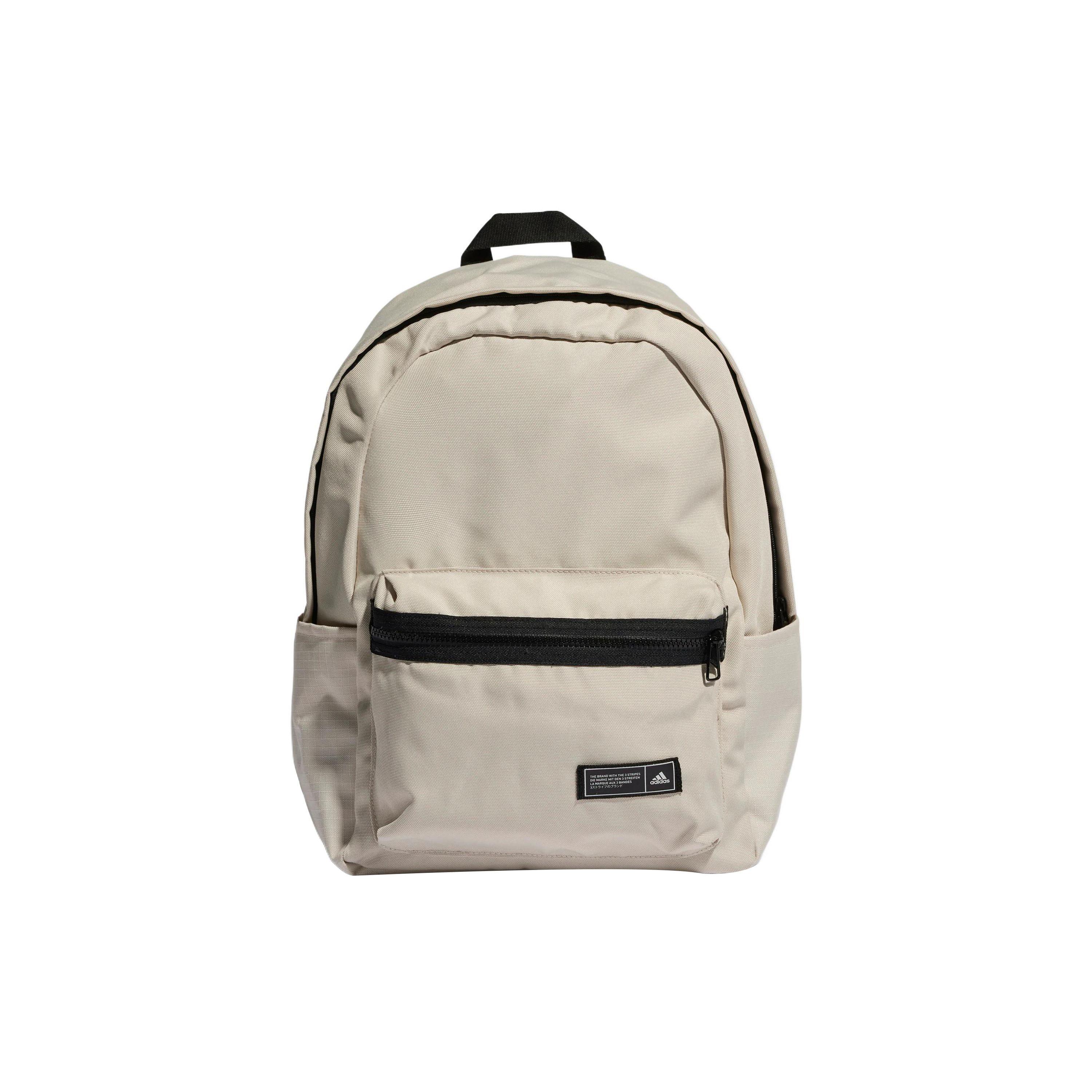 

Adidas Color Block Polyester Backpack Unisex Backpacks Brown Black HM9138 Bauxite Brown/Black