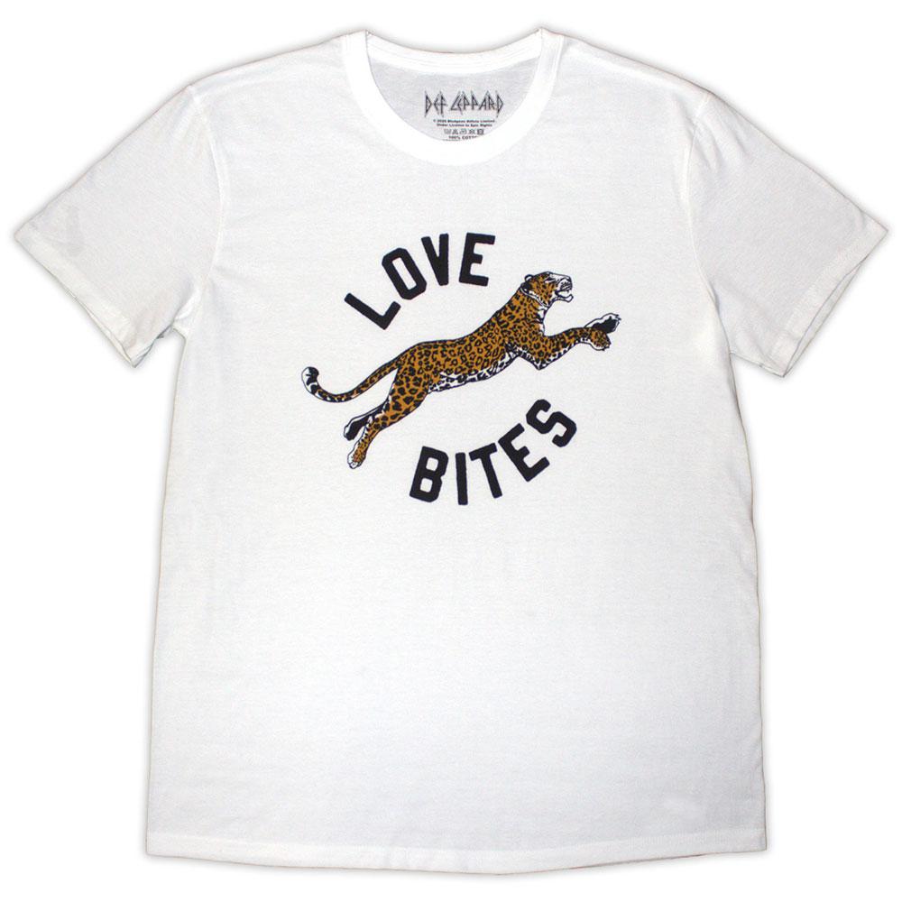 Def Leppard Unisex Adult Love Bites Leap T-Shirt