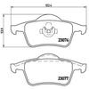 BREMBO Jeu De Plaquettes De Frein P86014