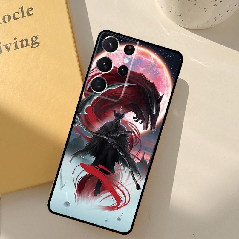 Game Bloodborne Phone Case For Samsung Galaxy S24 Ultra S20 S21 S22 S23 S25 S9 S10 Plus S25 FE Cover Shell