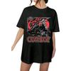 MISSACTIVER Women’s Oversized Vintage Western Cowboy Graphic T-Shirt Drop Shoulder Short Sleeve Graphics Tee Shirt