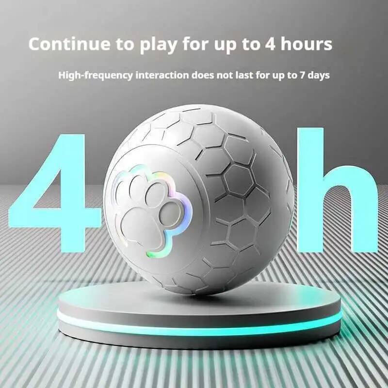 Intelligenter Hund Interaktiver Spielzeugball Elektronischer Haustier-Spielzeugball USB Automatischer Hüpfender Rollender Spielzeugball Mit RGB-Lichtern Welpen Katze Produkt