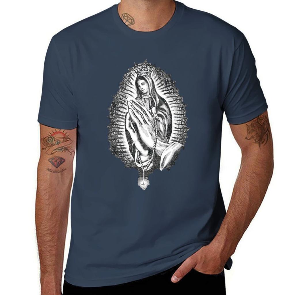Our Lady of Guadalupe, Nuestra Se?ora de Guadalupe T-Shirt Soft Cotton Print T-Shirt
