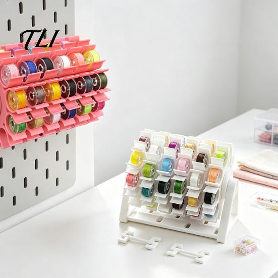 Handicraft Tool Stand Rotating Bobbin Thread Organizer, Tangle-free Sewing Holder, Ferris Wheel Spool Display Design, Space-saving Gift for