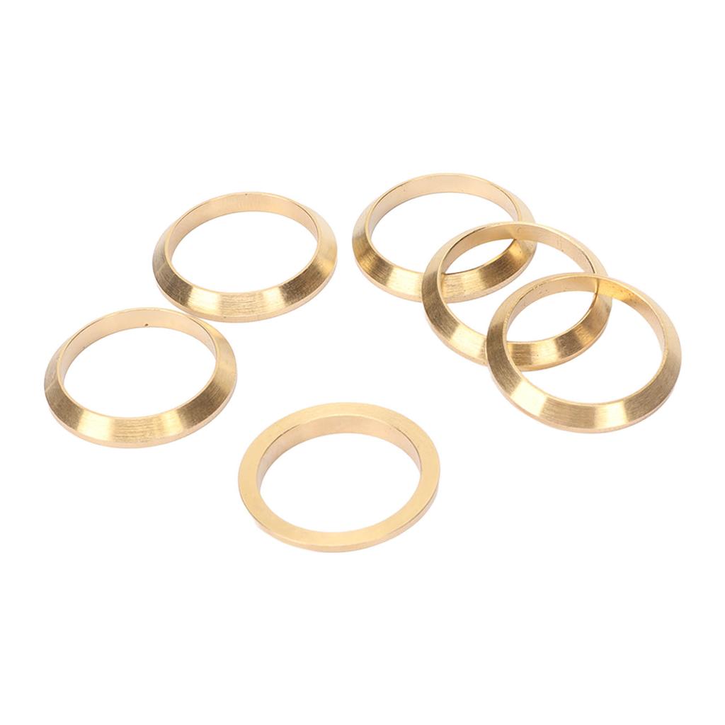 6Pcs IN 14 Nixie Tubes Copper Ring DIY Clock Decorative Rings for IN 14 Nixie Tube Clock