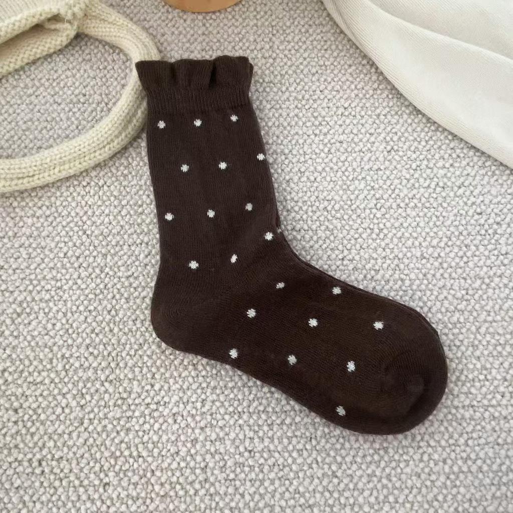 Oatmeal Wool Socks Season Thickened Warm Socks Cartoon Cute Wool Stockings