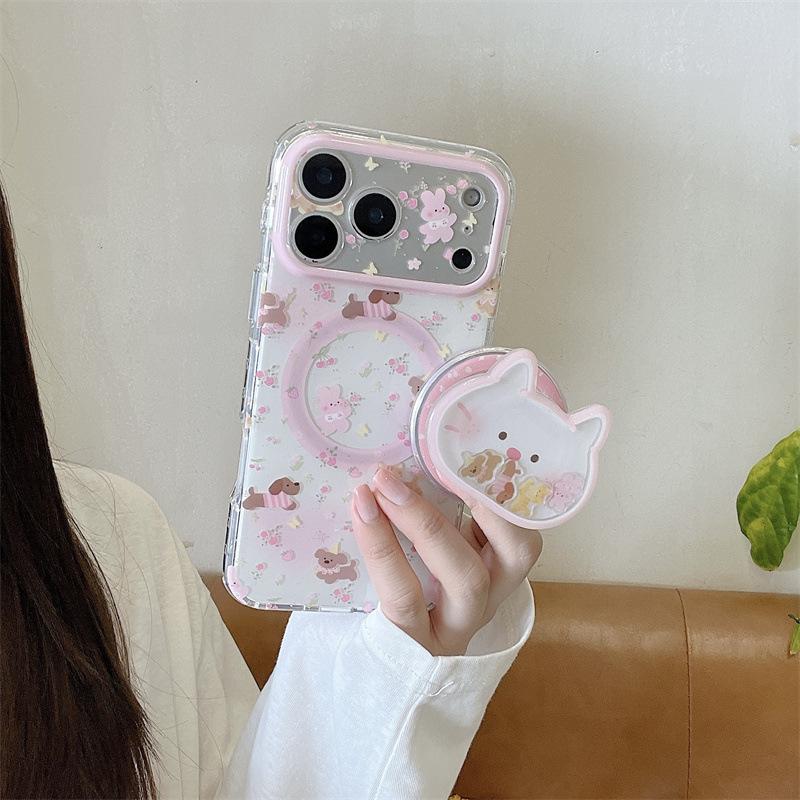 Colorful Flowers & Animals Magnetic Phone Case for iPhone 17, 16 Pro Max, 15, 14 - Women's Edition