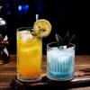 100ml/230ml/370ml/450ml Luxury Wine Glasses High End Whiskey Glass Striped Cocktail Glass Juice Beverage Cups Latte Coffee Mugs