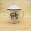 OLOEY Retro Double Enamel Mug