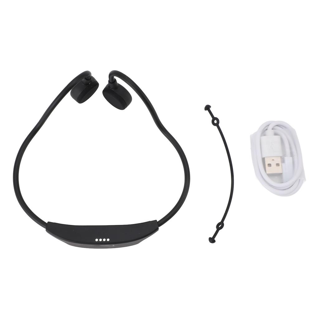 Bone Conduction Headphones IPX8 Swimming Headphones with Built In MP3 Player 16G Memory Bluetooth 5.3 Headset for
