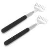 2Pcs Long Handle Back Scratcher Stainless Steel Portable Scratcher Telescopic Scratcher  Daily Use