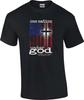 One Nation Under God Indivisible With Liberty Justice For All Cross Flag T-Shirt