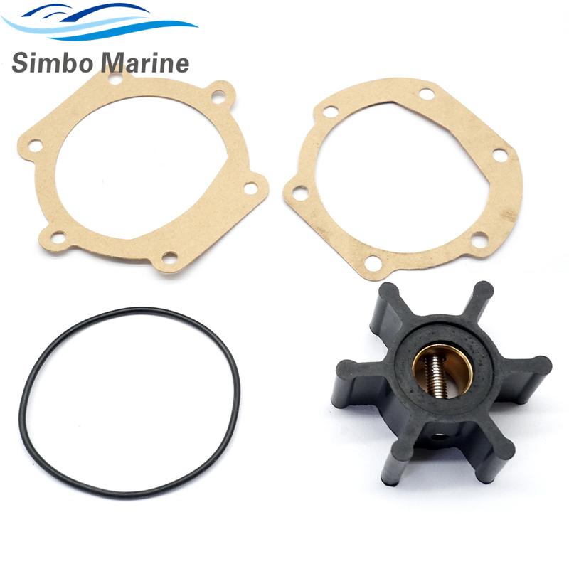 Fits for Volvo Penta 8758C3 3593659 3596497 21213660 Water Pump Flexible Impeller D1-13 20 30 & D2-40 55 75 MD 3B 17C 17D 20B
