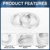 INFINAUTO Wheel Hub Centric Ring OD 75.1mm To ID 56.1mm Wheel Center Shaft Shock