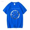 T-shirt Clan Of Xymox Alt Rock Goth Dark Wave Band maniche lunghe o corte vintage lavata abbigliamento firmato streetwear casual