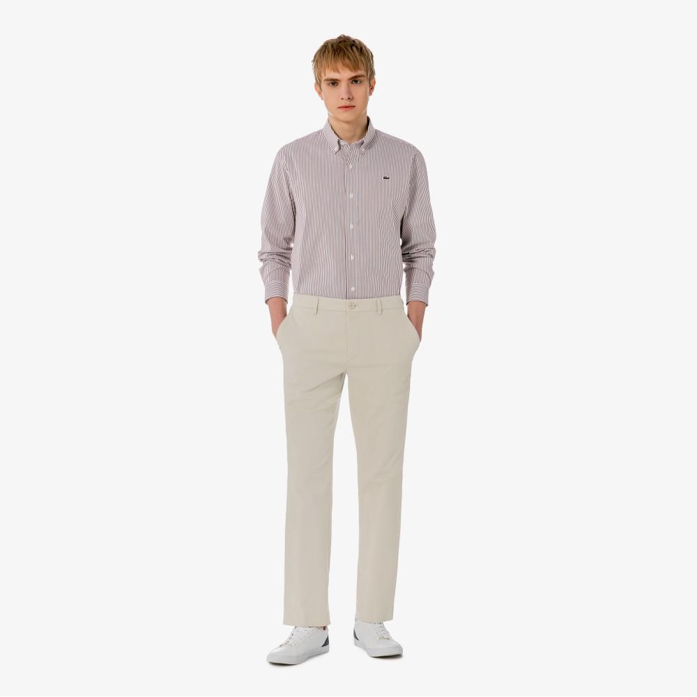 [lacoste] Men s Chuyeon Yarn Chinos HH354E-56G02S 42