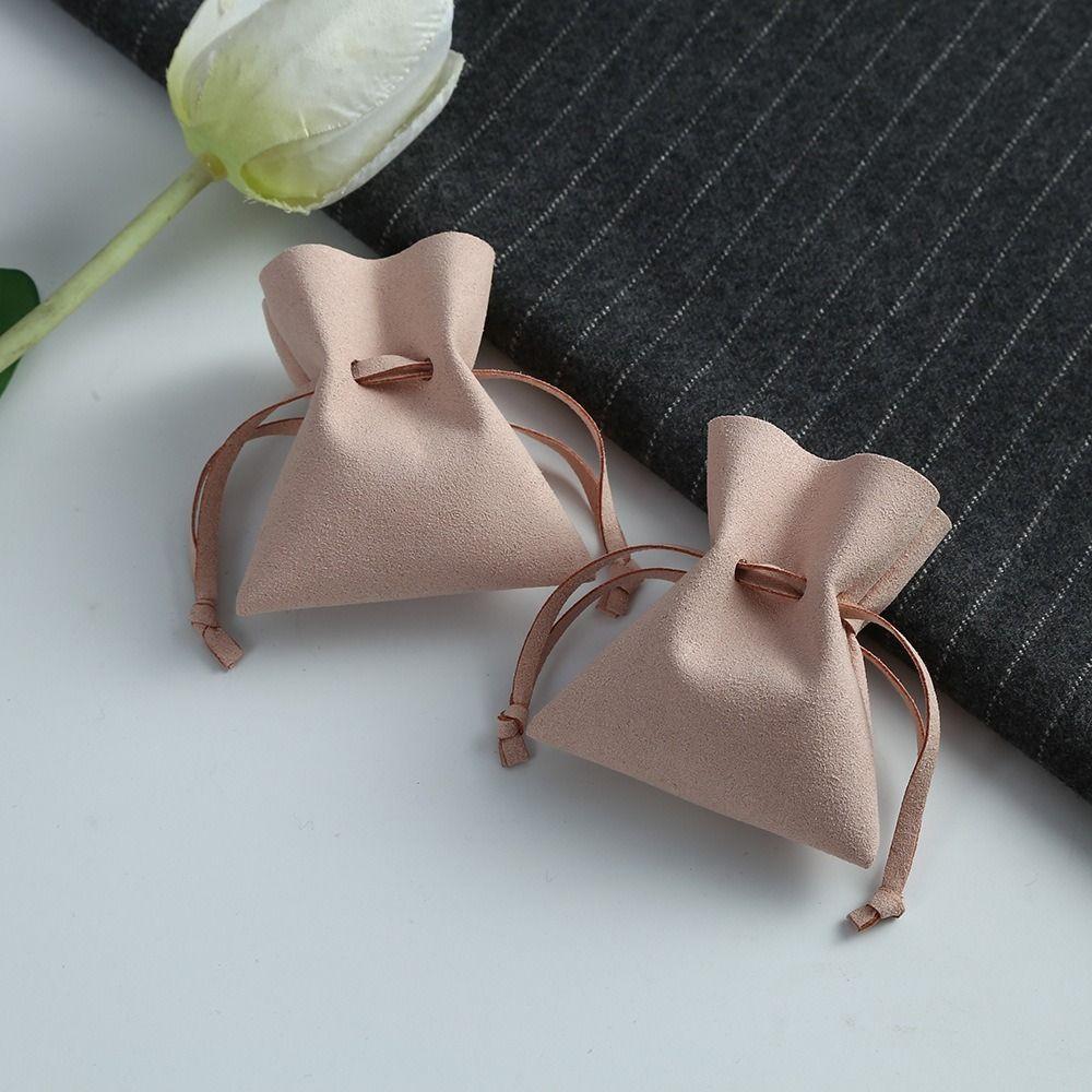 Compact Storage Jewelry Packaging Bag Drawstring Closure Organizer Bag  Wedding Favors