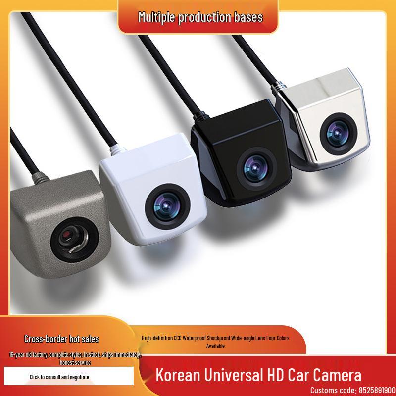 Korean-style HD Night Vision Screw-in Rearview Backup Car Camera PE Bag