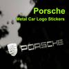 3D Metall Auto Kreative Aufkleber Wasserdichte Aufkleber Innenzubehör Für Porsche 911 718 Taycan Panamera Cayenne Macan Cayman