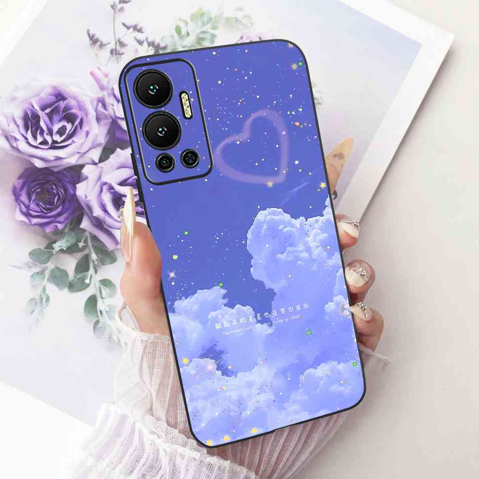 For Infinix Hot 12 Case 2022 Animal Painted Cover Soft Silicone Phone Case For Infinix Hot 12 Hot12 X6817 X6817B Shell