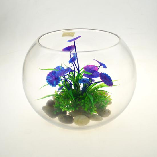 Artificial Aquatic Plants Fade-resistant Simulation Plastic Hydroponic Grass Vibrant Aquarium Landscape Decor for Fish Reptile Tanks