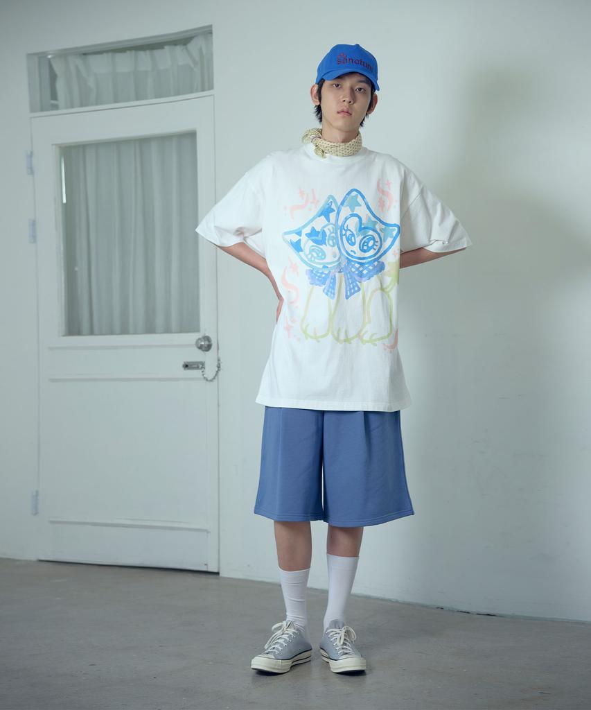 NICEGHOSTCLUB Watercolor Dolls Big Big Tee_White(Ng2Gmut525A)