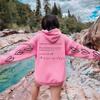 Dear Person Behind Me Hoodie Be Kind Sweater Mental Health Positive Jumper Suicide Awareness Hoodie Heart Sleeve Detail Pullover