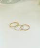 Alleun Silver 925 Thumb Layered Cubic Knee Ring