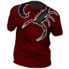 Summer Men's T-Shirts 3DTee Animal Harajuku Top Scorpion Graphic Print Casual Oversized Clothes 2022 O-Neck Short Sleeve T Shirt