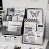 Clear Brochure Display Holder 3 Tiers Desktop Book Stand Pamphlet Flyer Organizer  Study Room