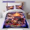 Jurassic Pattern Bedding Quilt Set Quilt Cover Pillowcase Home Decoration Gift (1 * duvet cover + 2 * pillowcase, without core)