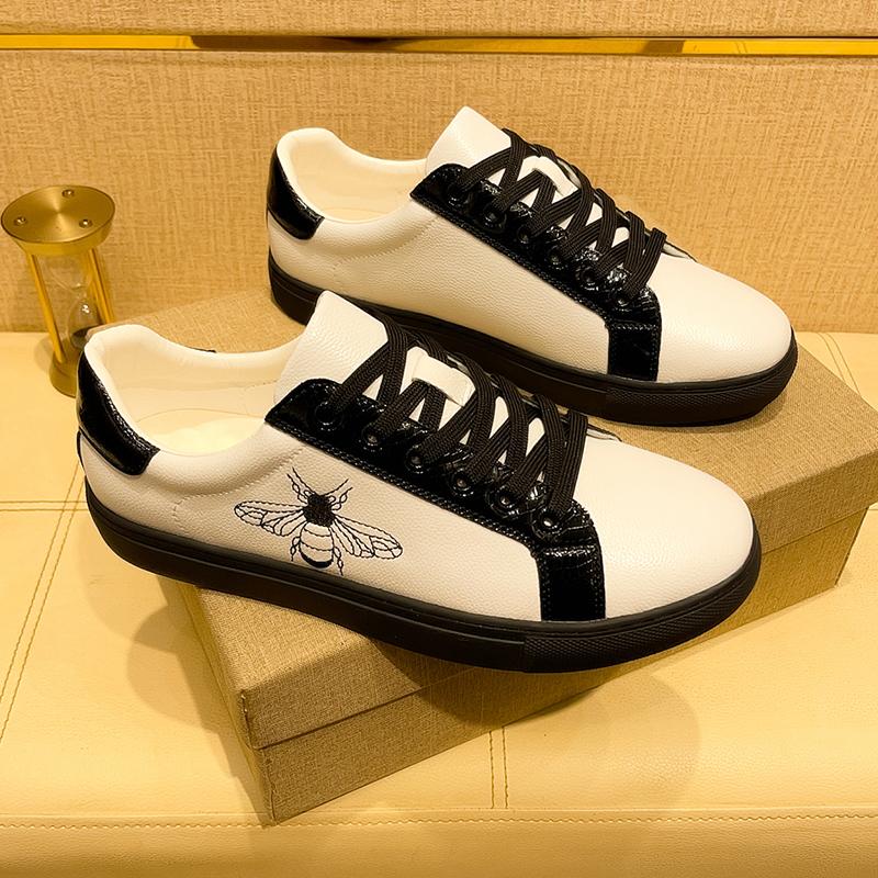 Scarpe di Lusso in Vera Pelle da Uomo Classiche Ricamate Scarpe da Skateboard da Uomo Scarpe Sportive Firmate da Uomo Zapatillas De Skate